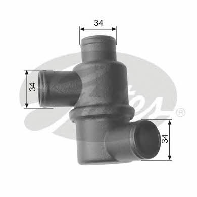Gates TH15685 Thermostat, coolant TH15685: Buy near me in Poland at 2407.PL - Good price!