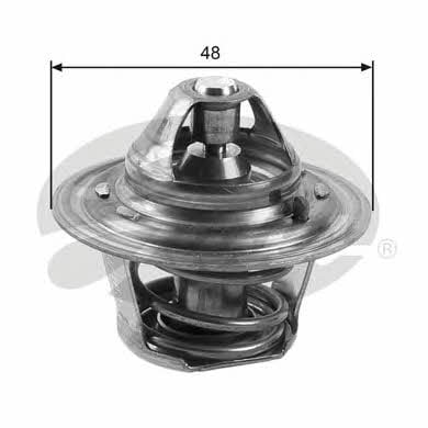 Gates TH27188G1 Thermostat, coolant TH27188G1: Buy near me in Poland at 2407.PL - Good price!