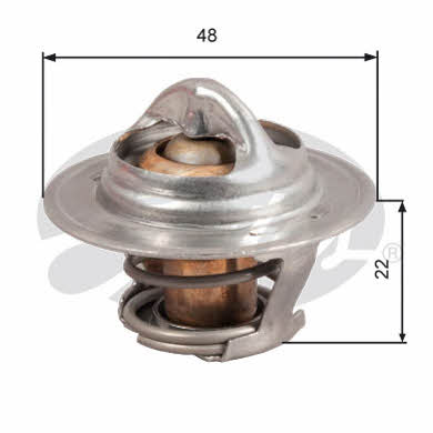 Gates TH28592G1 Thermostat, coolant TH28592G1: Buy near me in Poland at 2407.PL - Good price!