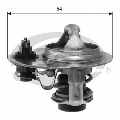 Gates TH30788G1 Thermostat, coolant TH30788G1: Buy near me in Poland at 2407.PL - Good price!