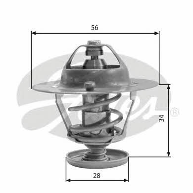 Gates TH31682G1 Thermostat, Kühlmittel TH31682G1: Kaufen Sie zu einem guten Preis in Polen bei 2407.PL!