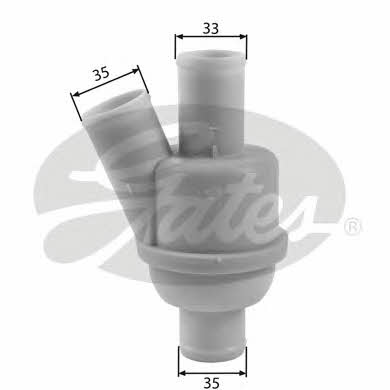 Gates TH35882 Thermostat, coolant TH35882: Buy near me in Poland at 2407.PL - Good price!