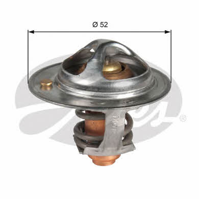 Gates TH48682G1 Thermostat, coolant TH48682G1: Buy near me in Poland at 2407.PL - Good price!