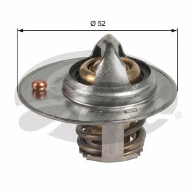 Gates TH49087G1 Thermostat, coolant TH49087G1: Buy near me in Poland at 2407.PL - Good price!