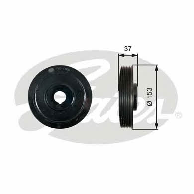 Gates TVD1006 Pulley crankshaft TVD1006: Buy near me at 2407.PL in Poland at an Affordable price!