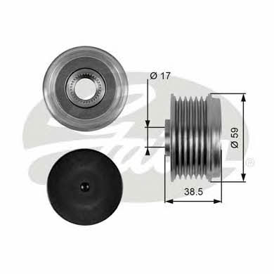 Gates OAP7063 Sprzęgło alternatora OAP7063: Dobra cena w Polsce na 2407.PL - Kup Teraz!