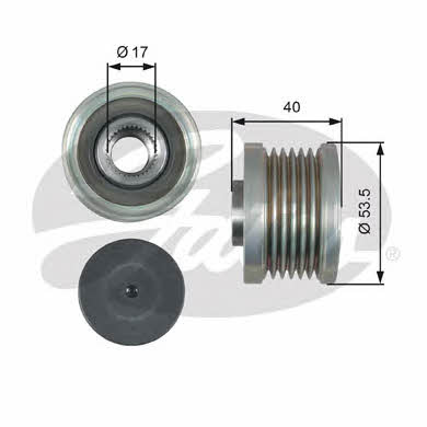 Gates OAP7179 Freewheel clutch, alternator OAP7179: Buy near me at 2407.PL in Poland at an Affordable price!