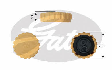 Gates RC201 Radiator caps RC201: Buy near me at 2407.PL in Poland at an Affordable price!