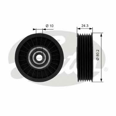 Gates T36002 Rolka napinacza, pasek klinowy wielorowkowy T36002: Dobra cena w Polsce na 2407.PL - Kup Teraz!