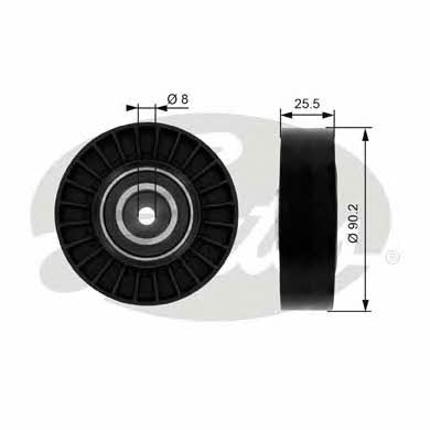 Gates T36005 Rolka napinacza, pasek klinowy wielorowkowy T36005: Dobra cena w Polsce na 2407.PL - Kup Teraz!