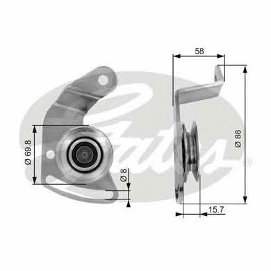 Gates T36043 Spannrolle, zahnriemen T36043: Kaufen Sie zu einem guten Preis in Polen bei 2407.PL!