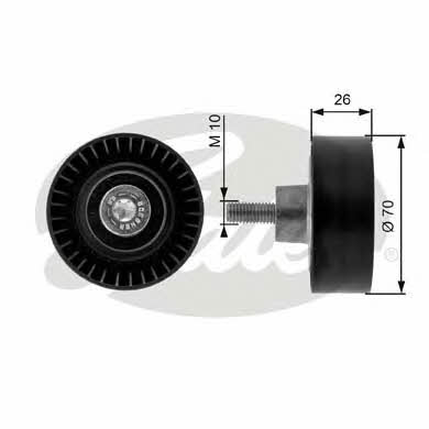Gates T36163 Ролик натяжний ременя поліклинового (приводного) T36163: Приваблива ціна - Купити у Польщі на 2407.PL!
