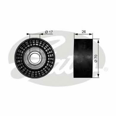 Drive belt tensioner pulley Gates T38018