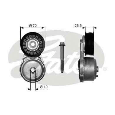 Gates T38103 V-ribbed belt tensioner (drive) roller T38103: Buy near me in Poland at 2407.PL - Good price!