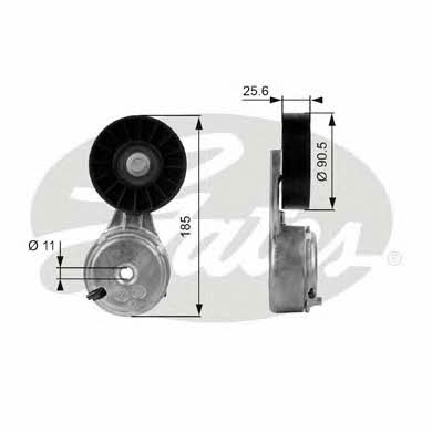 Gates T38105 DRIVE BELT TENSIONER T38105: Buy near me in Poland at 2407.PL - Good price!