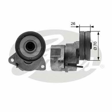 Gates T38154 V-ribbed belt tensioner (drive) roller T38154: Buy near me at 2407.PL in Poland at an Affordable price!