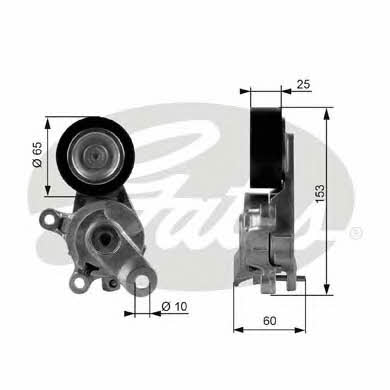 Gates T38209 V-ribbed belt tensioner (drive) roller T38209: Buy near me at 2407.PL in Poland at an Affordable price!