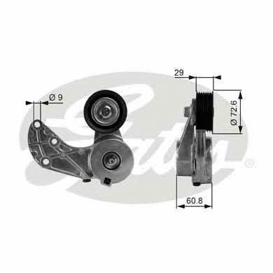 Gates T38317 Rolka napinacza, pasek klinowy wielorowkowy T38317: Dobra cena w Polsce na 2407.PL - Kup Teraz!