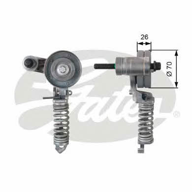 Gates V-ribbed belt tensioner (drive) roller – price 208 PLN