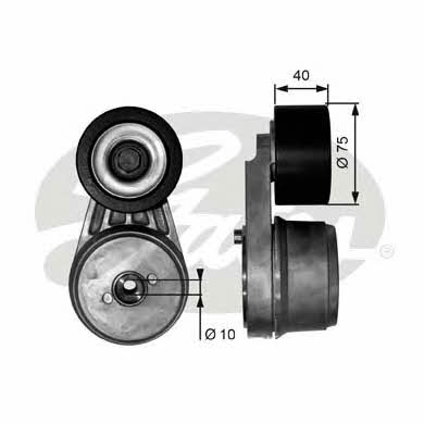 Gates T38642 Натяжитель ремня приводного T38642: Отличная цена - Купить в Польше на 2407.PL!