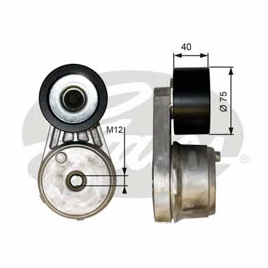 Gates T38643 Belt tightener T38643: Buy near me in Poland at 2407.PL - Good price!