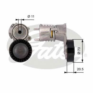 Gates T39117 V-ribbed belt tensioner (drive) roller T39117: Buy near me in Poland at 2407.PL - Good price!
