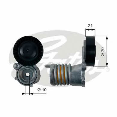Gates T39157 V-ribbed belt tensioner (drive) roller T39157: Buy near me at 2407.PL in Poland at an Affordable price!