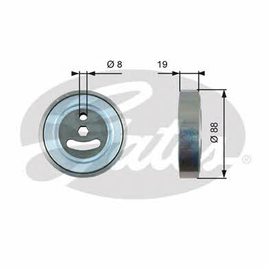 Gates T39225 V-ribbed belt tensioner (drive) roller T39225: Buy near me in Poland at 2407.PL - Good price!