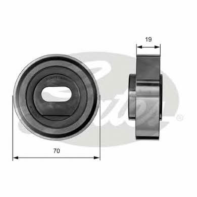 Gates T41013 Tensioner pulley, timing belt T41013: Buy near me in Poland at 2407.PL - Good price!