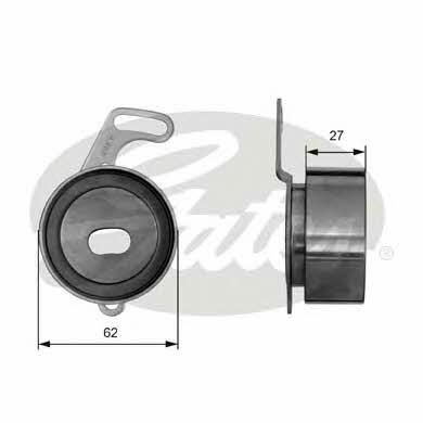 Gates T41014 Tensioner pulley, timing belt T41014: Buy near me in Poland at 2407.PL - Good price!