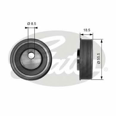 Gates T41038 Tensioner pulley, timing belt T41038: Buy near me in Poland at 2407.PL - Good price!