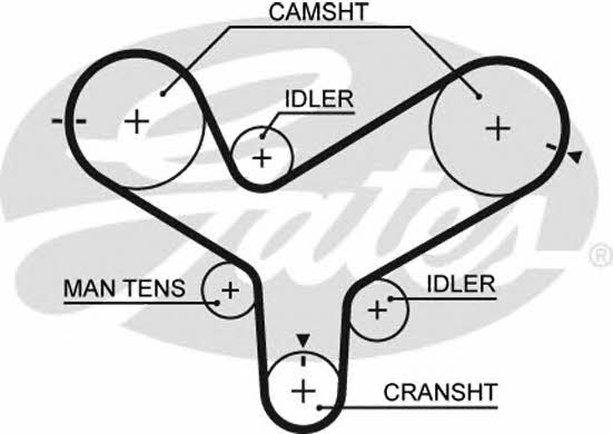 Gates 5342XS Ремень ГРМ 5342XS: Отличная цена - Купить в Польше на 2407.PL!