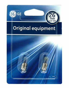 General Electric 17137 Лампа накаливания T4W 12V 4W 17137: Отличная цена - Купить в Польше на 2407.PL!