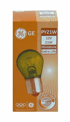 General Electric 77091 Glow bulb yellow PY21W 12V 21W 77091: Buy near me in Poland at 2407.PL - Good price!