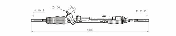 General ricambi BW4006 Steering rack without power steering BW4006: Buy near me in Poland at 2407.PL - Good price!