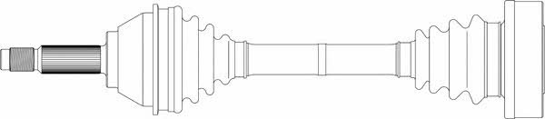 General ricambi FI3104 Drive shaft FI3104: Buy near me in Poland at 2407.PL - Good price!