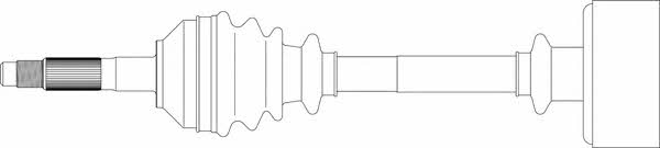 General ricambi AB3023 Drive shaft AB3023: Buy near me in Poland at 2407.PL - Good price!