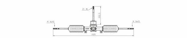 General ricambi PO4002 Рулевой механизм PO4002: Отличная цена - Купить в Польше на 2407.PL!