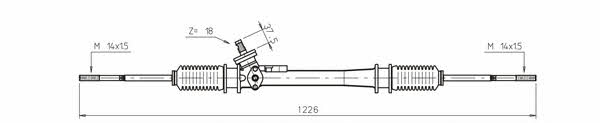 General ricambi WW4037 Steering rack without power steering WW4037: Buy near me in Poland at 2407.PL - Good price!