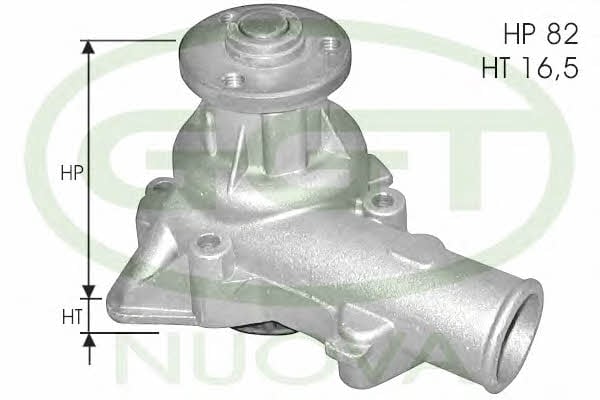 GGT PA10015 Water pump PA10015: Buy near me in Poland at 2407.PL - Good price!