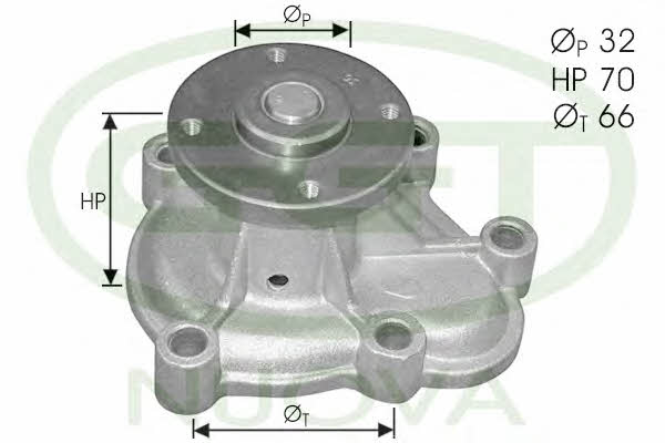 GGT PA10591 Water pump PA10591: Buy near me in Poland at 2407.PL - Good price!