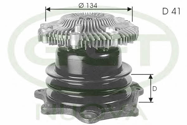 GGT PA12156 Water pump PA12156: Buy near me in Poland at 2407.PL - Good price!