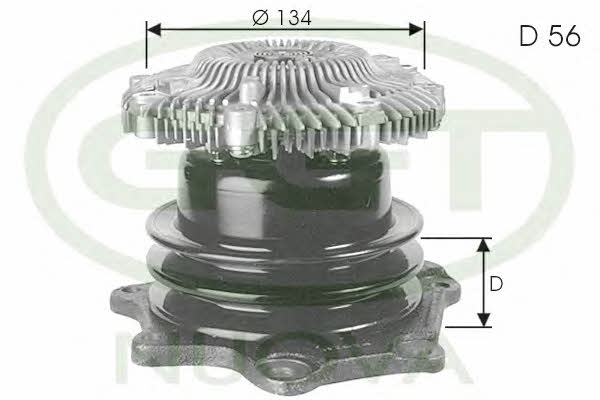 GGT PA12158 Water pump PA12158: Buy near me in Poland at 2407.PL - Good price!