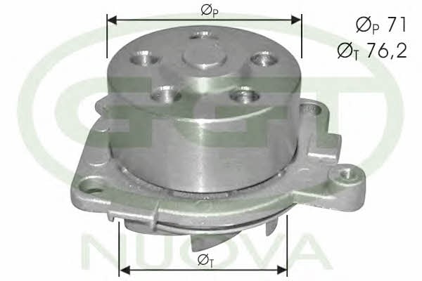 GGT PA10749 Water pump PA10749: Buy near me in Poland at 2407.PL - Good price!