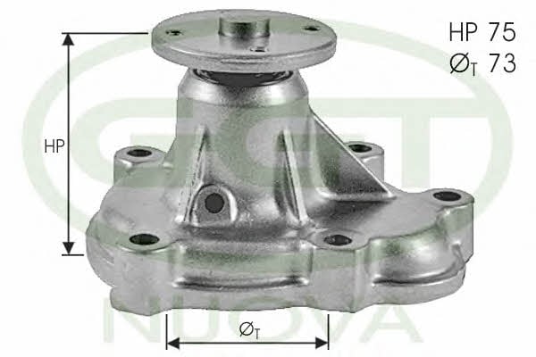 GGT PA11068 Water pump PA11068: Buy near me in Poland at 2407.PL - Good price!