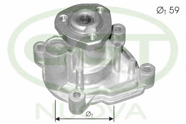 GGT PA12509 Water pump PA12509: Buy near me in Poland at 2407.PL - Good price!