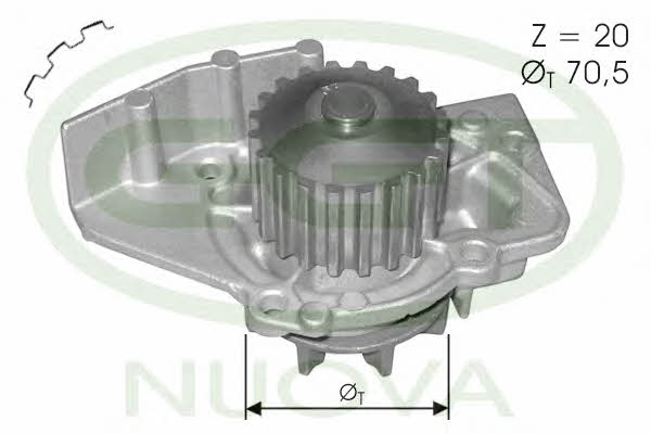 GGT PA12049 Water pump PA12049: Buy near me in Poland at 2407.PL - Good price!