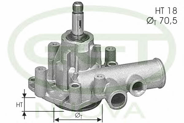 GGT PA12129 Water pump PA12129: Buy near me in Poland at 2407.PL - Good price!