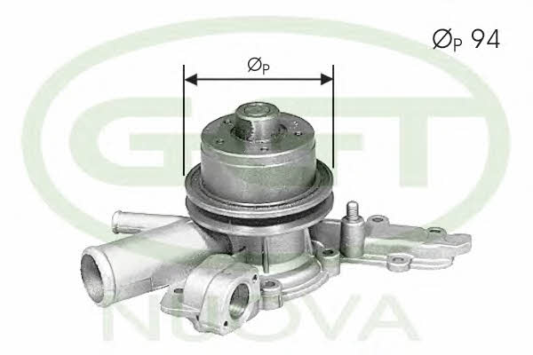 GGT PA00009 Water pump PA00009: Buy near me in Poland at 2407.PL - Good price!