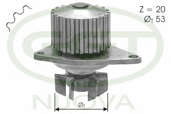 GGT PA10532 Water pump PA10532: Buy near me in Poland at 2407.PL - Good price!